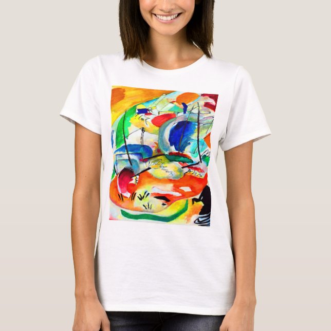 Kandinsky improvisation 31 (havsstriden) t shirt (Framsida)
