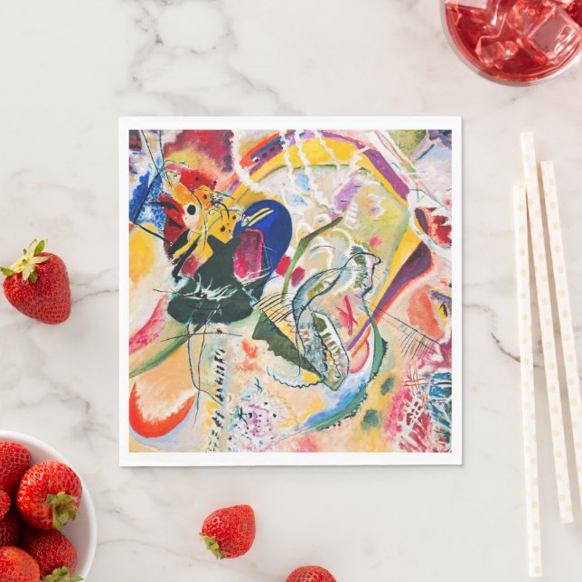 Kandinsky - Improvisation 35, Pappersservett (Insitu)