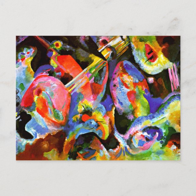 Kandinsky - Improvisation Syndflod Vykort (Framsida)