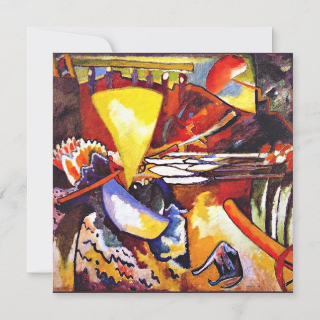 Kandinsky - Imreservation 11, abstrakt art Kort (Framsida)