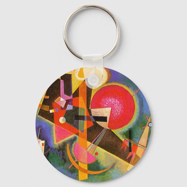 Kandinsky in Blue Nyckelring (Framsida)