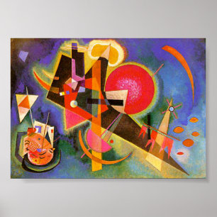 Kandinsky in Blue Poster