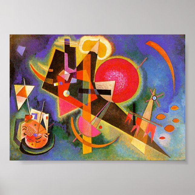 Kandinsky in Blue Poster (Framsidan)