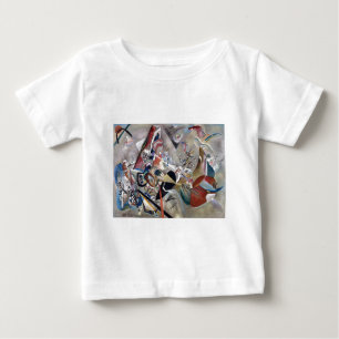 Kandinsky in Grått Abstrakt Artwork T Shirt
