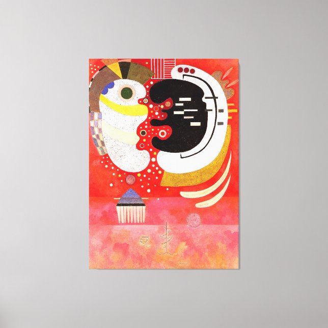 KANDINSKY - IN MELWEEN (Entre deux) - 1934 - Canvastryck (Framsida)