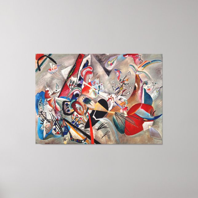 KANDINSKY - IN THE GRÅTT (Dans le Gris) - 1919 - Canvastryck (Framsida)