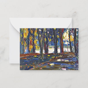 Kandinsky - In the Park of St Cloud - Autumn II Anteckningskort