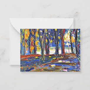 Kandinsky - In the Park of St Cloud - Autumn II Anteckningskort