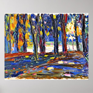 Kandinsky - In the Park of St Cloud - Autumn II Poster