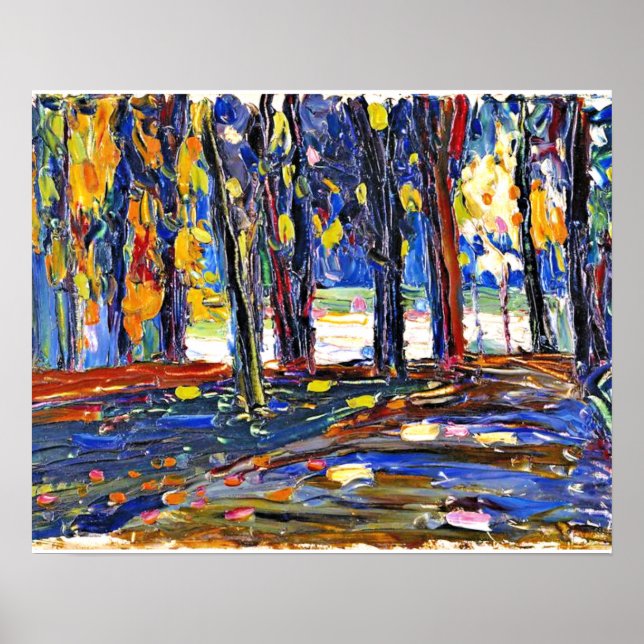 Kandinsky - In the Park of St Cloud - Autumn II Poster (Framsidan)