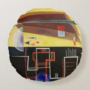 Kandinsky Inner Alliance Abstrakt Artwork Rund Kudde