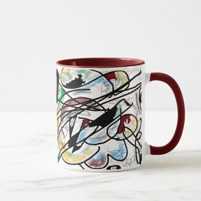Kandinsky-inspirerad mugg (Höger)