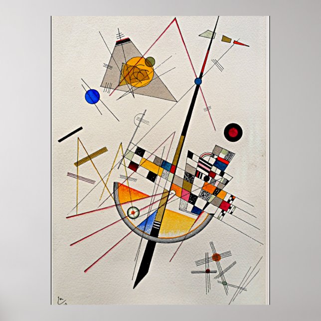Kandinsky - känsliga spänningar poster (Framsidan)