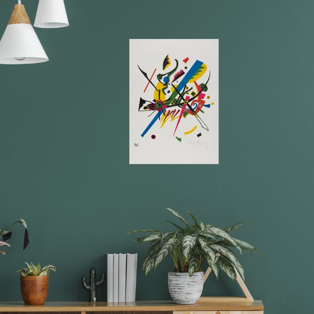 Kandinsky - Kleine Welten 1 (Små Världar 1) Poster (Vardagsrum 1)