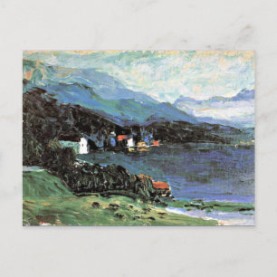 Kandinsky - Kochel, färgstark landskapskonfärgning Vykort