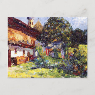 Kandinsky - Kochel - Jordbrukshus med kyrka Vykort