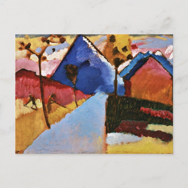 Kandinsky - Kochel, Rak Road Vykort (Framsida)