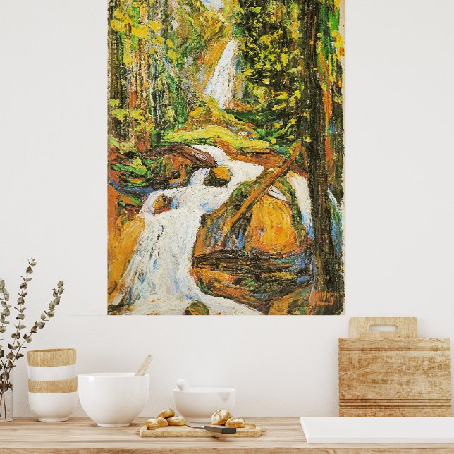 Kandinsky - Kochel: Vattenfall I, Poster (Kök)