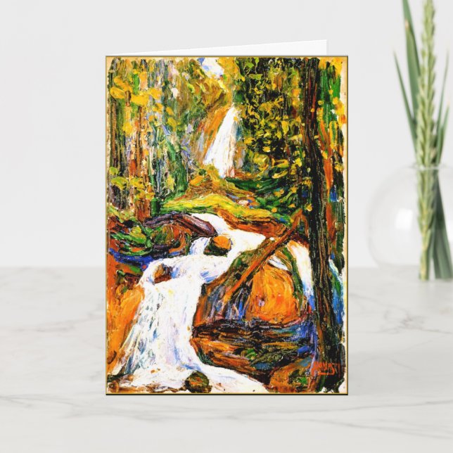 Kandinsky - Kochel - Waterfall I Kort (Framsida)