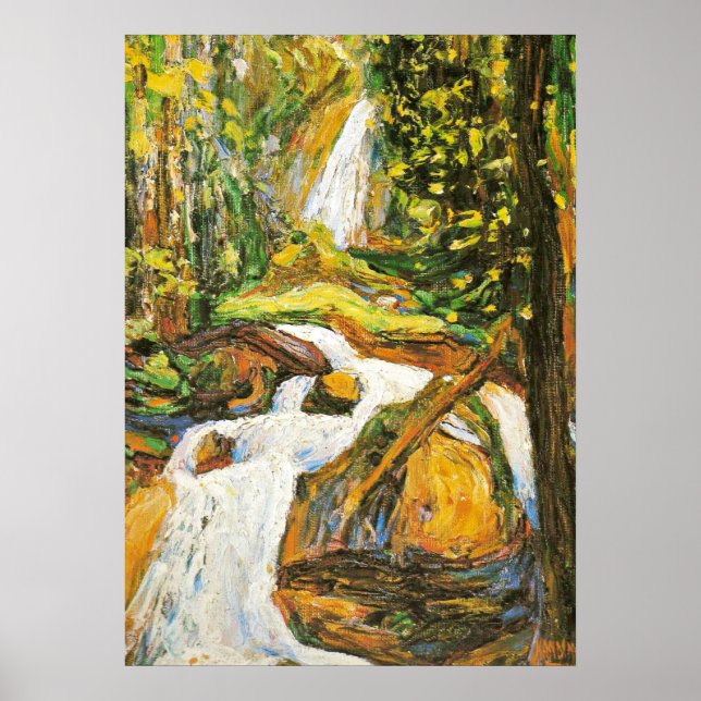Kandinsky - Kochel Waterfall I Poster (Framsidan)