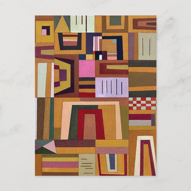 Kandinsky - Kompensation Rosa Vykort (Framsida)