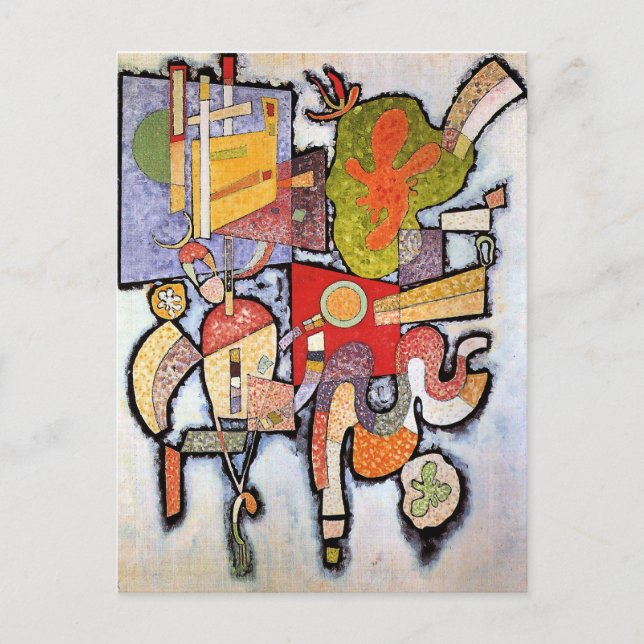 Kandinsky - Komplex Enkel, abstrakt konst, Vykort (Framsida)