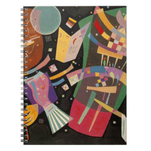 Kandinsky Komposition 10 Abstrakt Målning Anteckningsbok Med Spiral