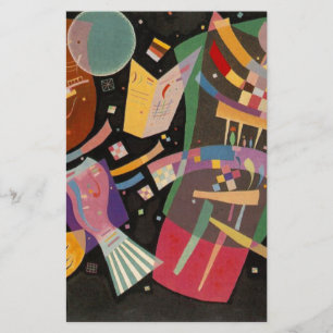 Kandinsky Komposition 10 Abstrakt Målning Brevpapper