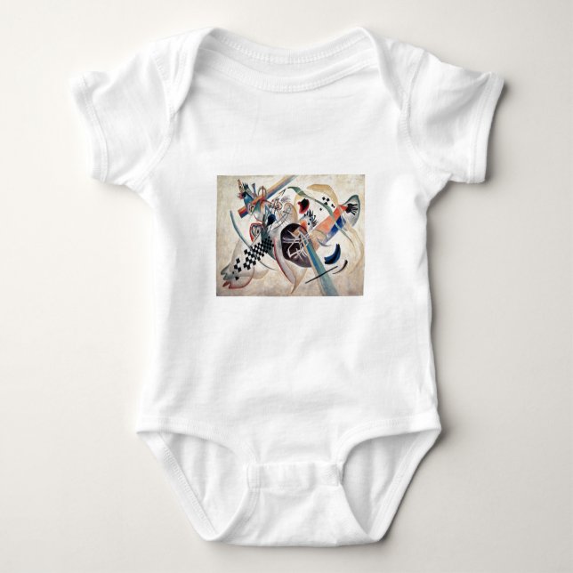 Kandinsky Komposition Abstrakt Tee Shirt (Framsida)