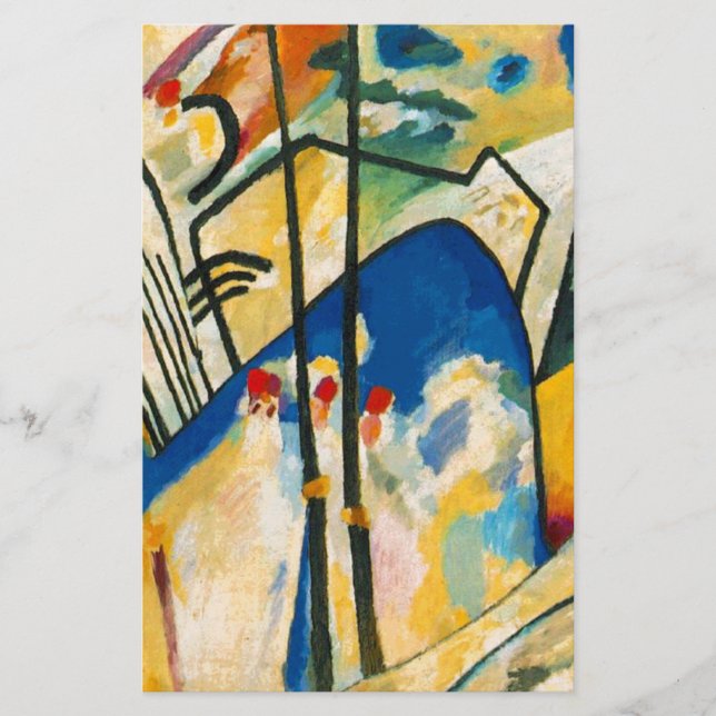 Kandinsky Komposition IV Brevpapper (Framsida)