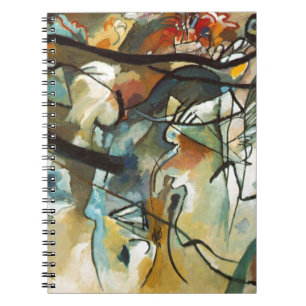 Kandinsky komposition V abstrakt målning Anteckningsbok