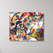Kandinsky Komposition VII Abstrakt Målning