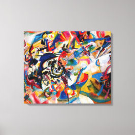 Kandinsky Komposition VII Abstrakt Målning Canvastryck