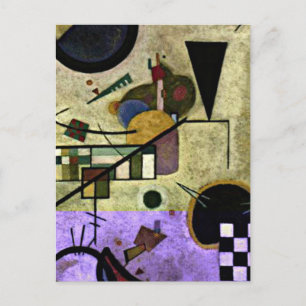 Kandinsky - Kontrasting Ljud Vykort