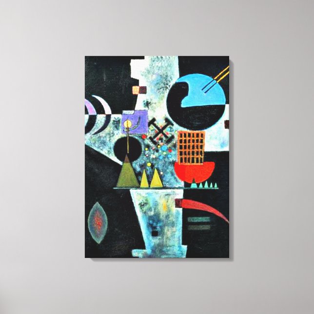 Kandinsky - Kor, abstrakt konst Canvastryck (Framsida)