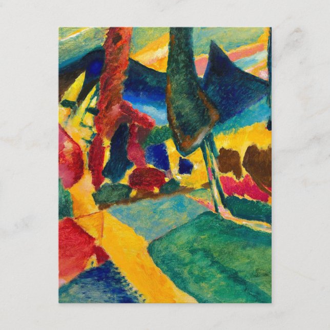 Kandinsky Ligcape med två poppars Tilläggskort (Framsida)