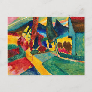 Kandinsky Ligcape med två poppars Vykort