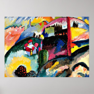 Kandinsky - liggande med fabriksSkorsten Poster