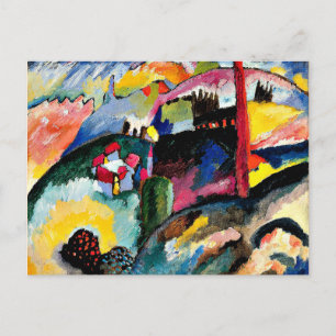 Kandinsky - liggande med fabriksSkorsten Vykort