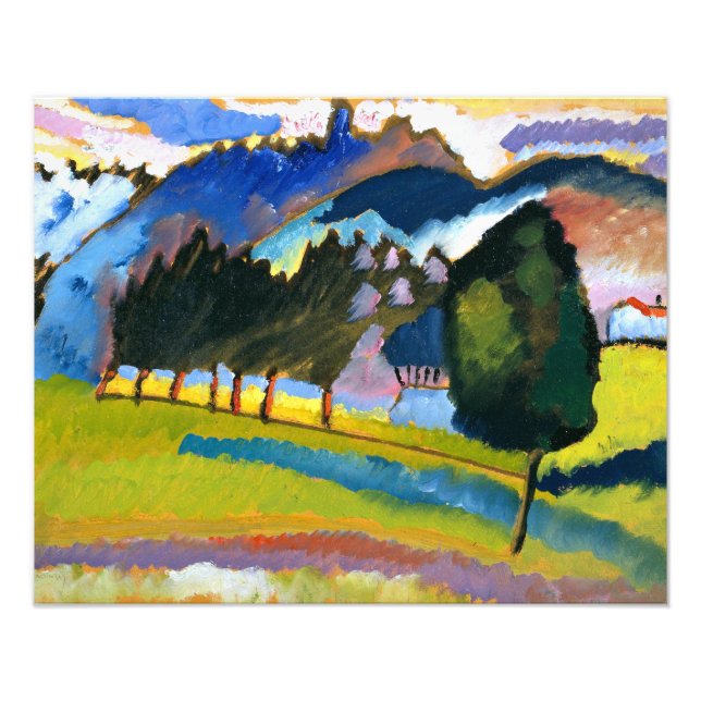 Kandinsky - Liggande med Rolling Backe Fototryck (Framsidan)