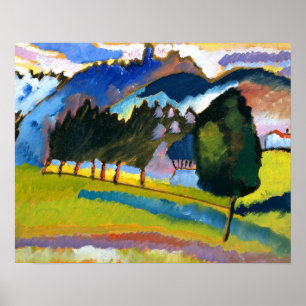 Kandinsky - Liggande med Rolling Backe Poster