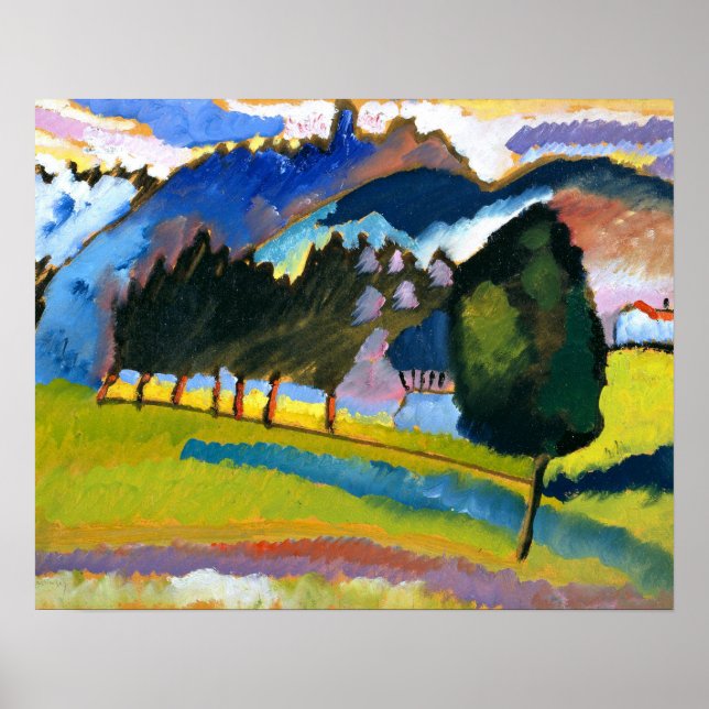 Kandinsky - Liggande med Rolling Backe Poster (Framsidan)