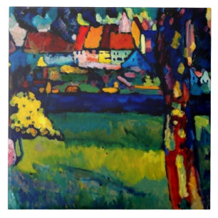Kandinsky - Livets träd exporterat Kakelplatta