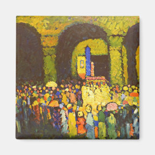 Kandinsky - Ludwigskirche i München Magnet