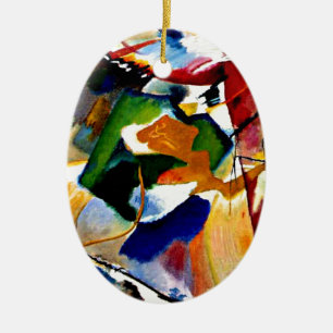 Kandinsky - Måla med Grönt Center Julgransprydnad Keramik