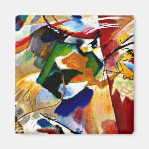 Kandinsky - Måla med Grönt Center Magnet