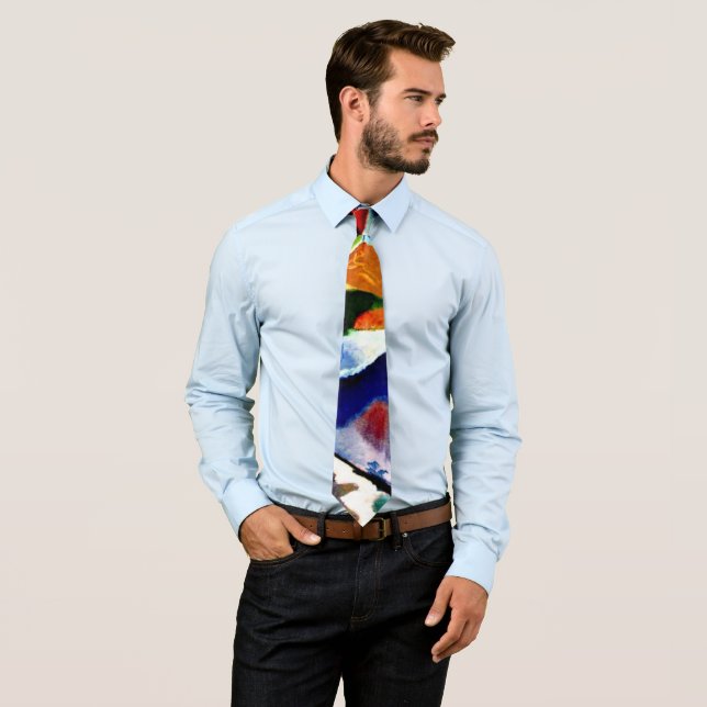 Kandinsky - Måla med Grönt Center Slips (In Situ)