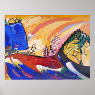 Kandinsky - Måla med trojka Poster