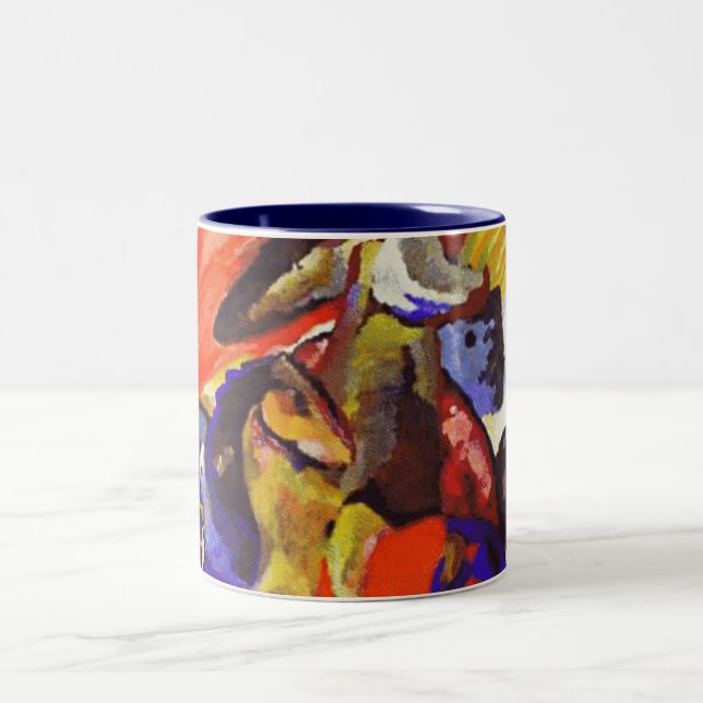 Kandinsky målningmugg Två-Tonad mugg (Center)