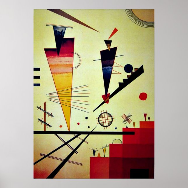 Kandinsky - Merry Structure Poster (Framsidan)